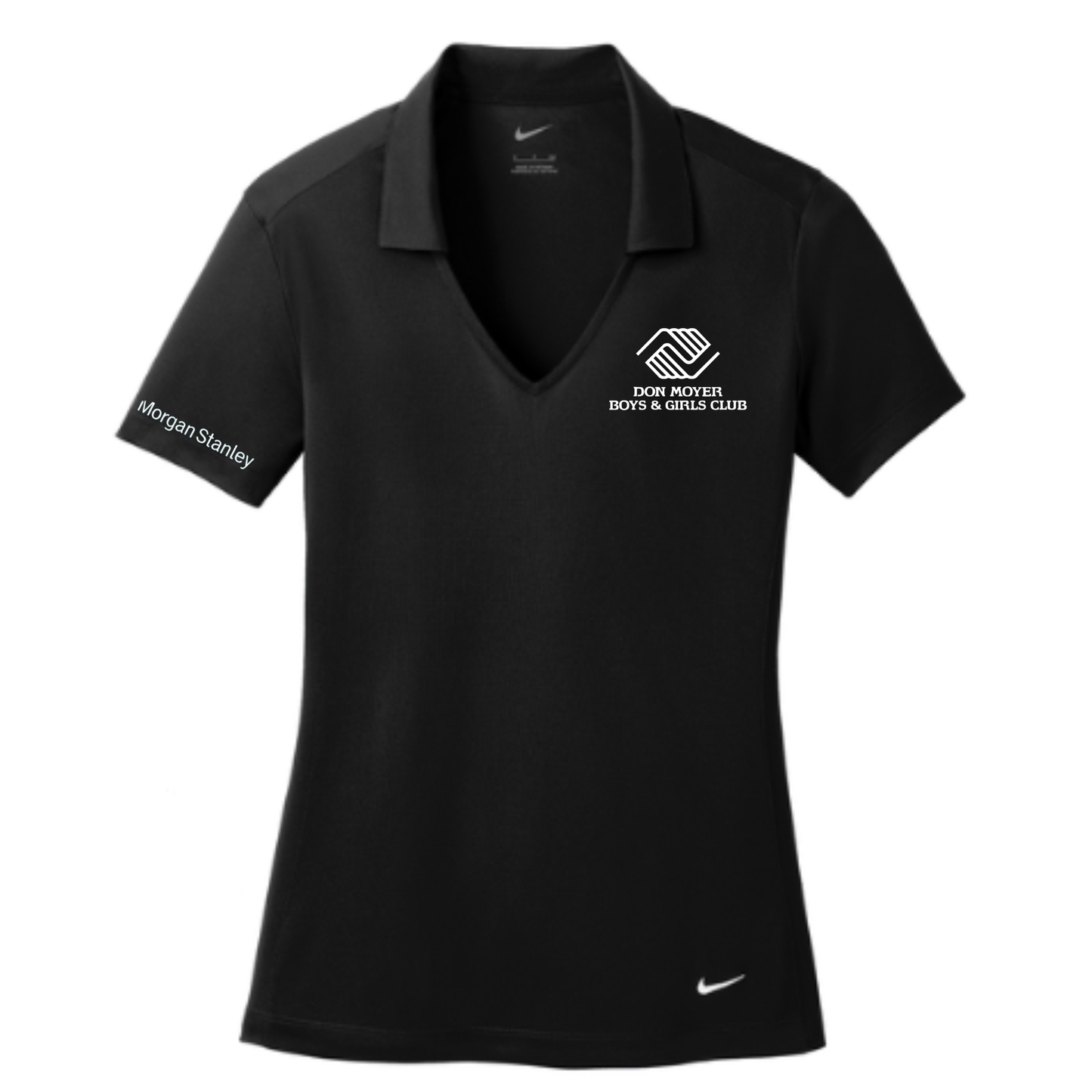 Don Moyer & Morgan Stanley Nike Vertical Mesh Polo