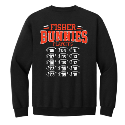 Fisher Bunnies Football 80 Years Crewneck Sweatshirt