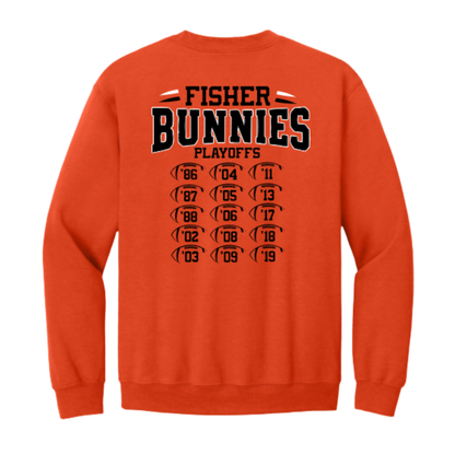 Fisher Bunnies Football 80 Years Crewneck Sweatshirt