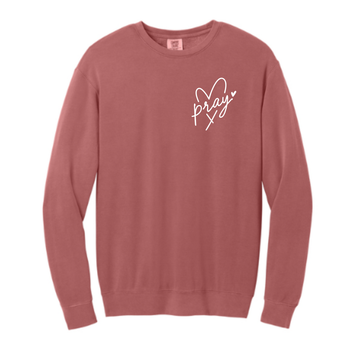 Pray - Comfort Colors® Lightweight Crewneck Sweatshirt