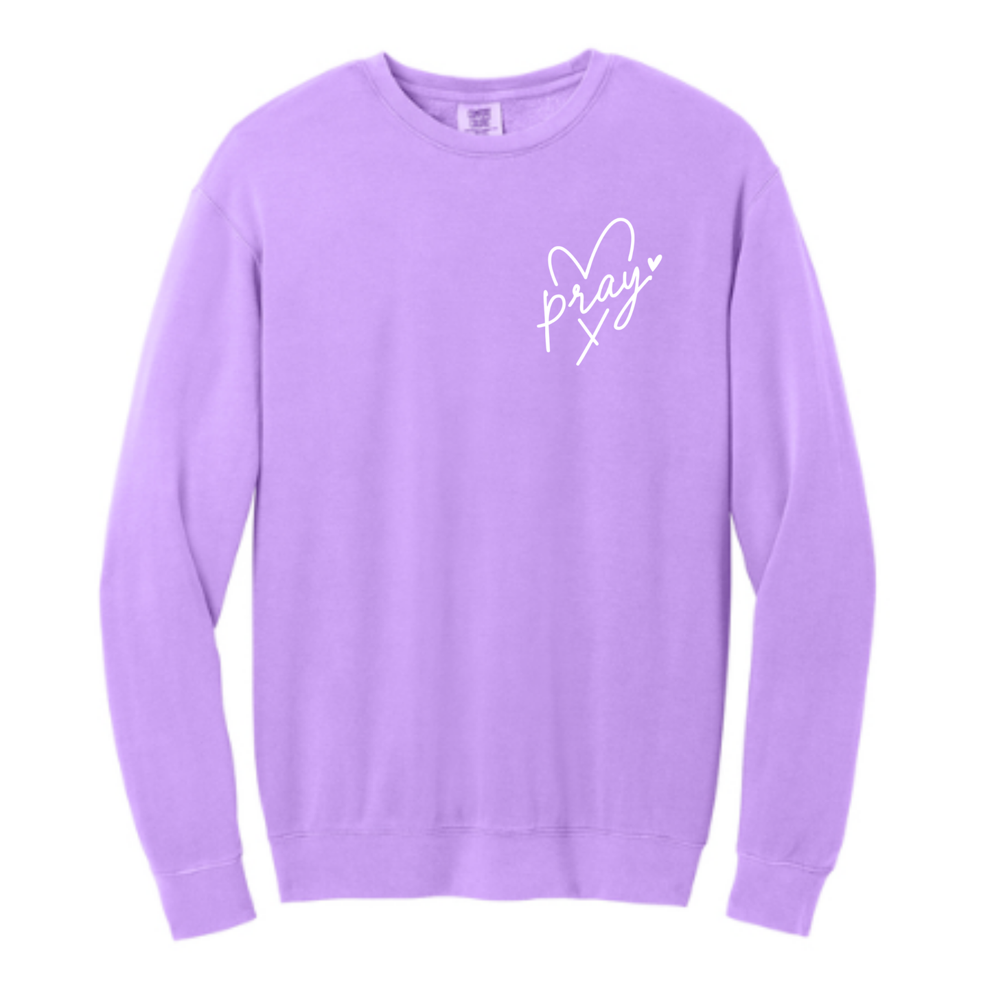 Pray - Comfort Colors® Lightweight Crewneck Sweatshirt