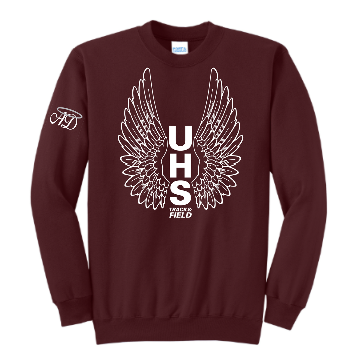 Annie Sue Track & Field Crewneck Sweatshirt