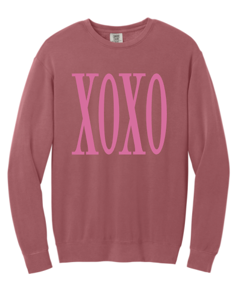 XOXO Comfort Colors Crewneck
