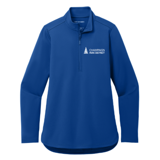 CPD Women's Port Authority C-FREE® Double Knit 1/4-Zip