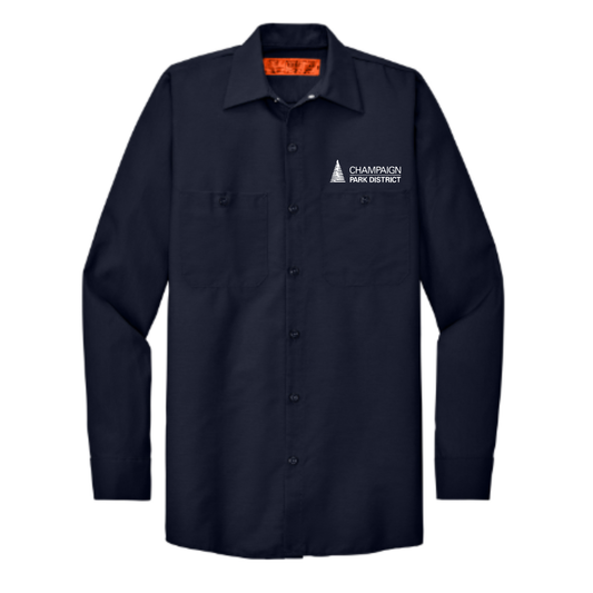 CPD Red Kap® Long Sleeve Industrial Work Shirt